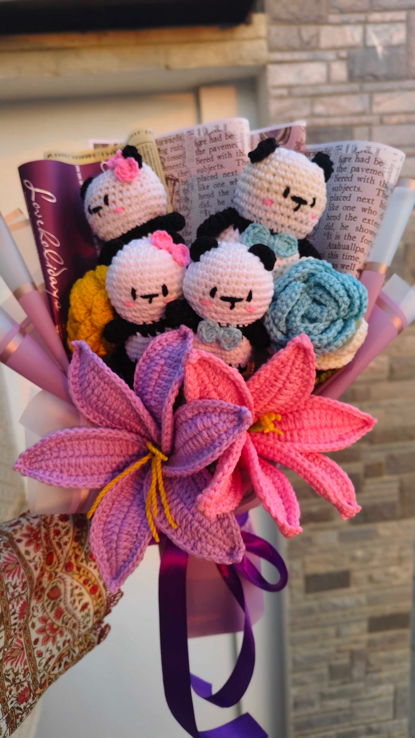Mr & Mrs Panda Bouquet