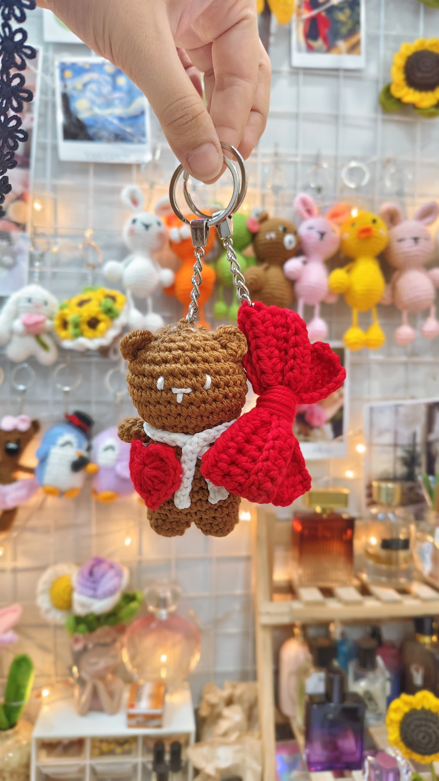 Teddy with Heart - Keychain