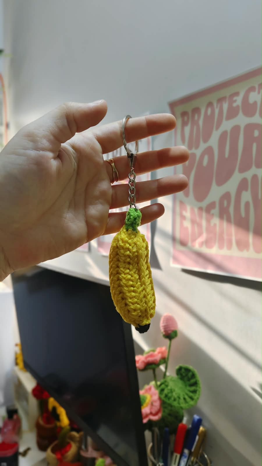 Banana Keychain