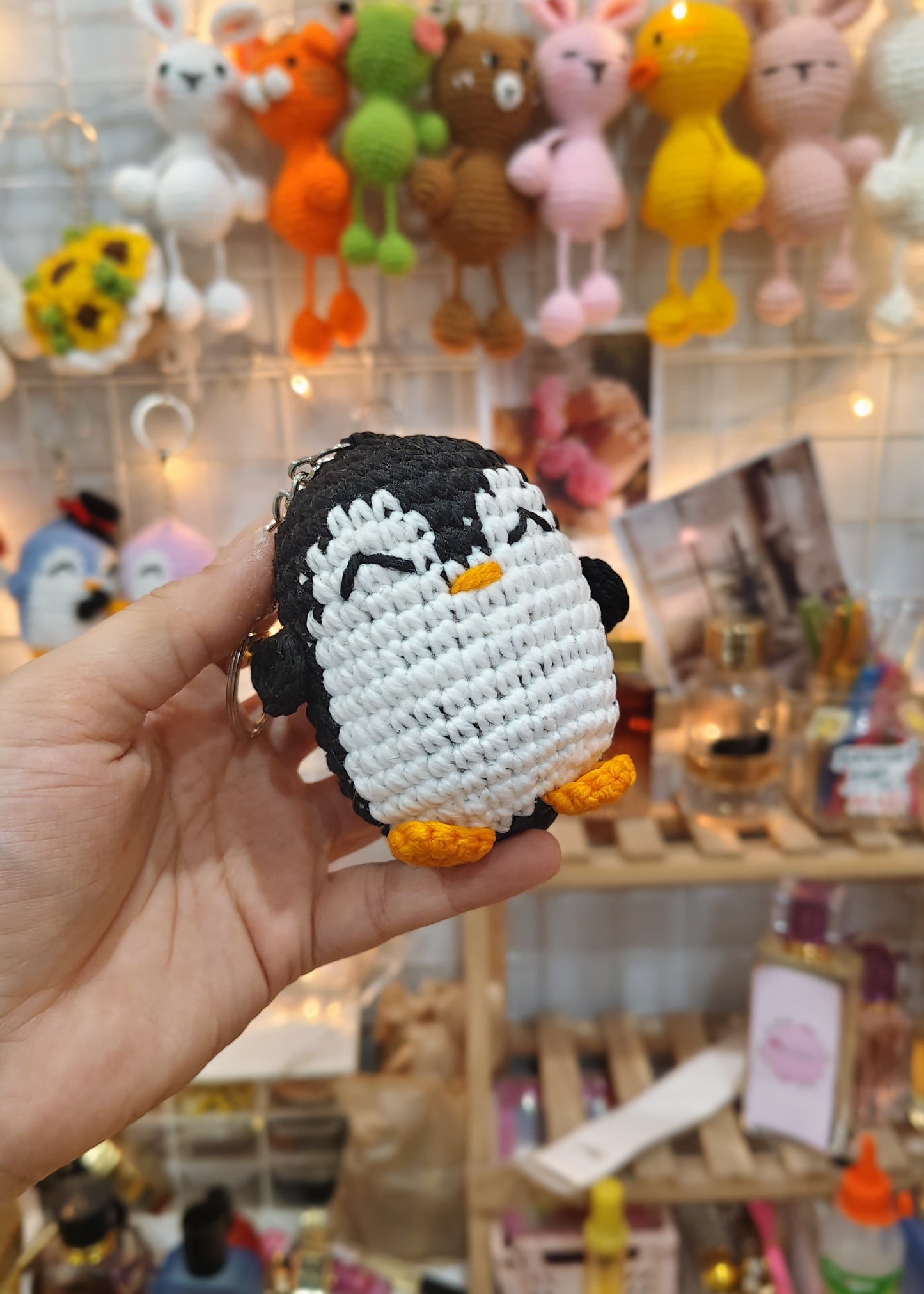 Mini Penguin Keychain