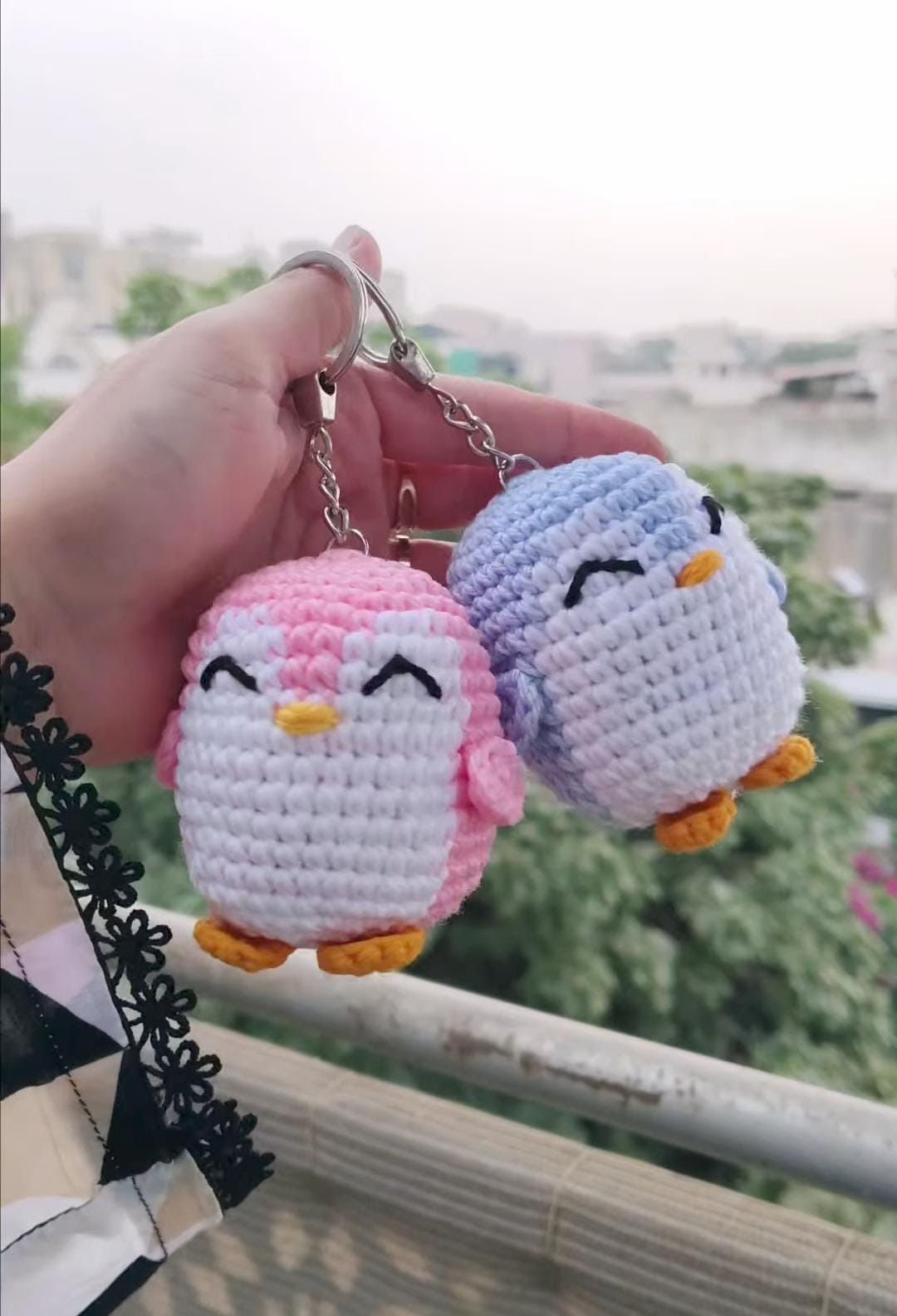 Mini Penguin Keychain