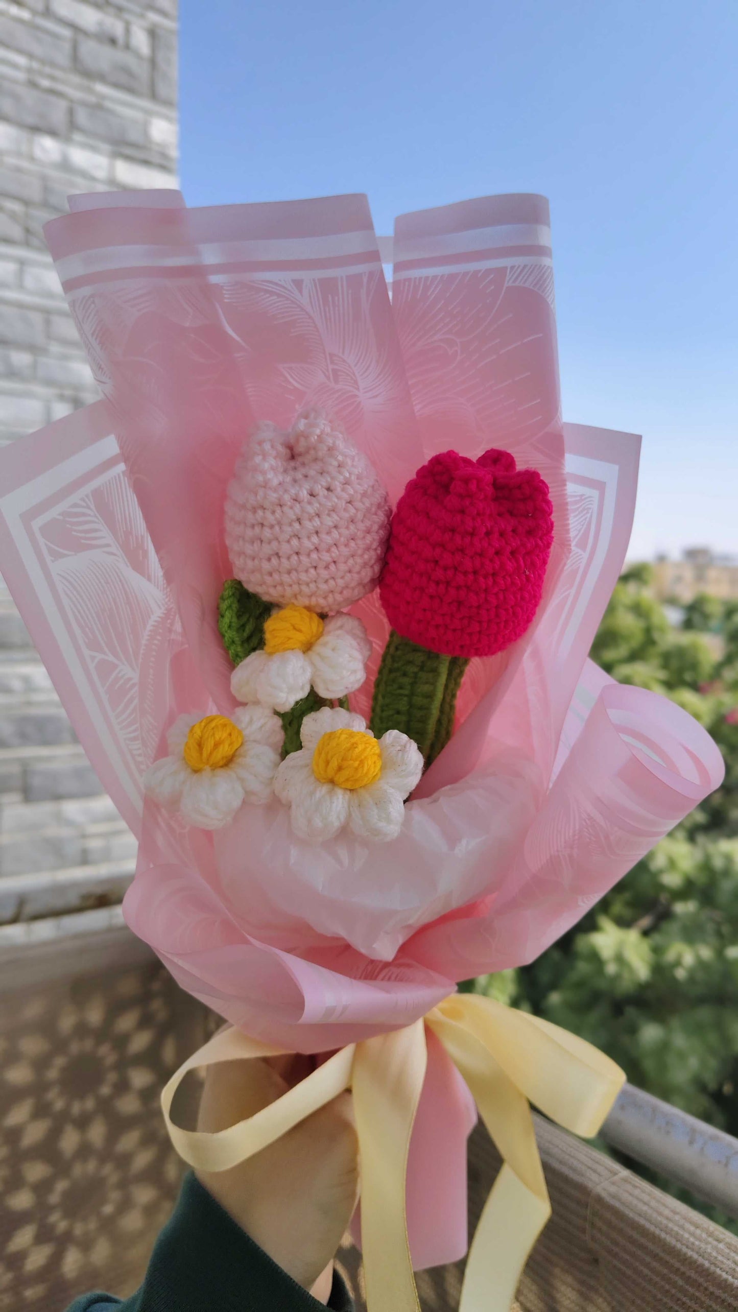 TULIPS AND DAISIES Bouquet