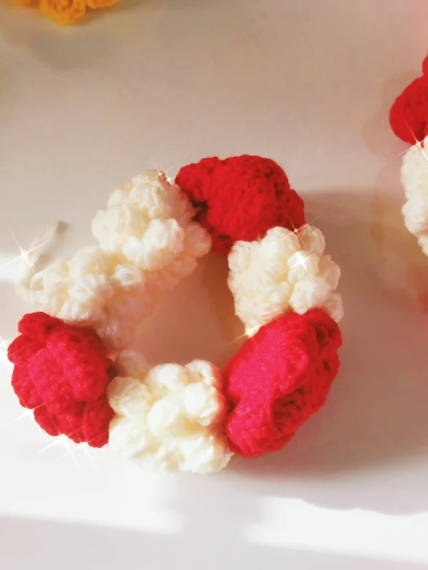 3 rose flower gajra