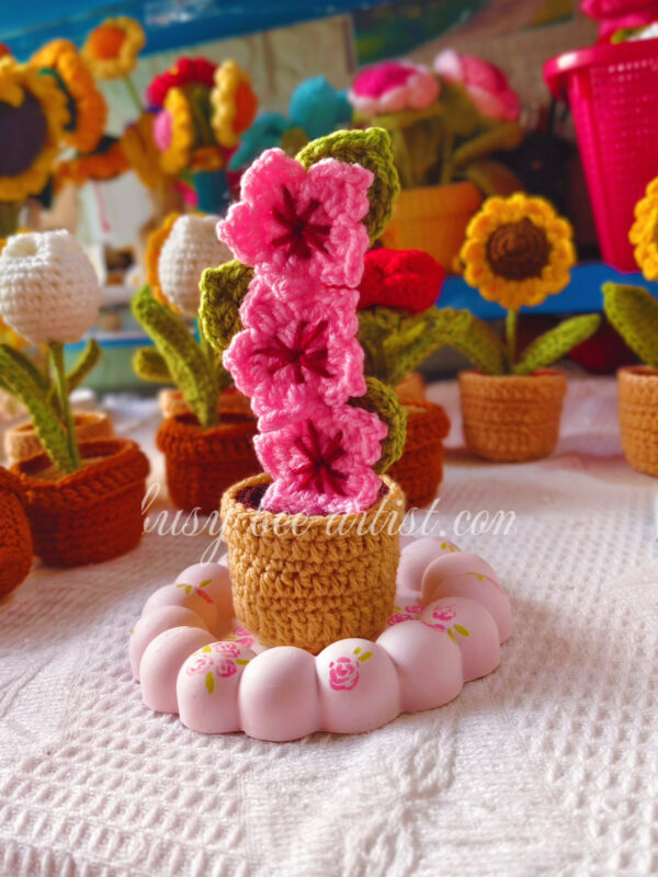 Cherry Blossom Flower Pot
