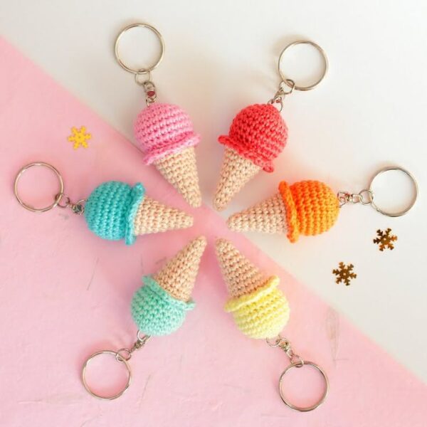 Ice cream Keychain - Custom