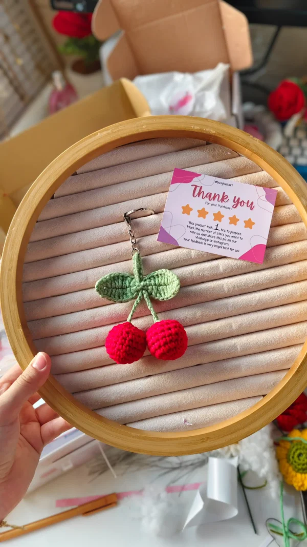 Cherry Keychain