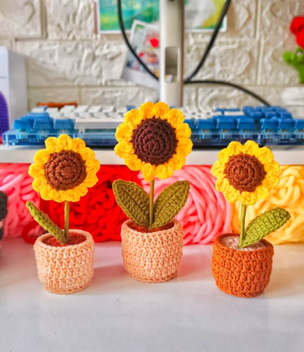 Sunflower Pots