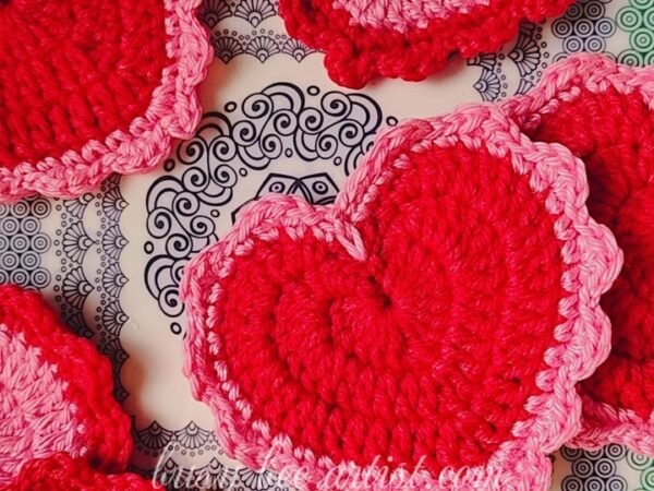 Heart Coaster single piece