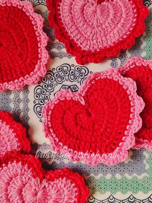 Heart Coaster single piece
